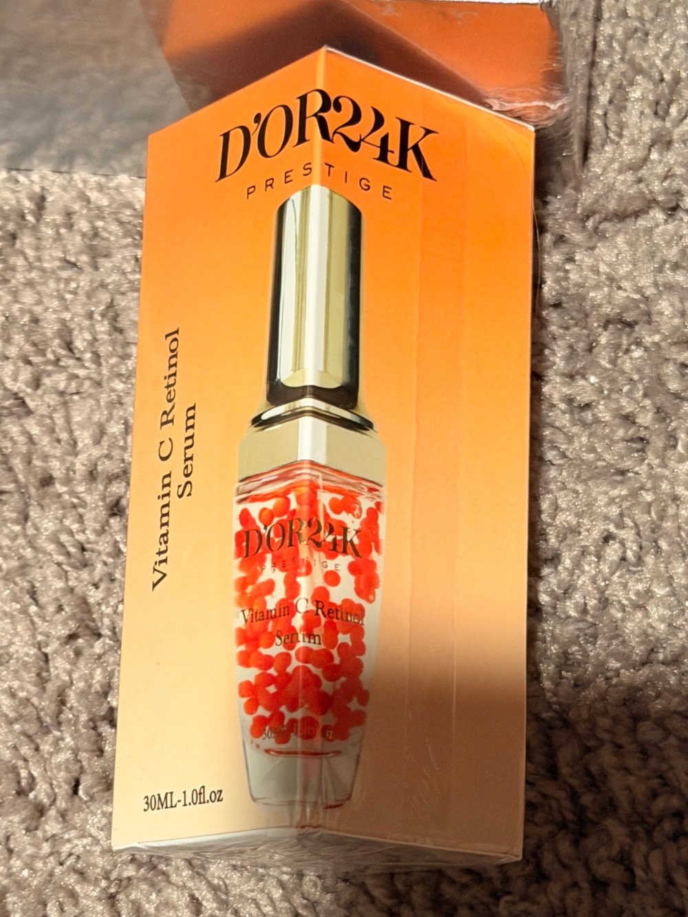 D'OR24K Prestige Vitamin C Retinol Serum — Orange & Gold